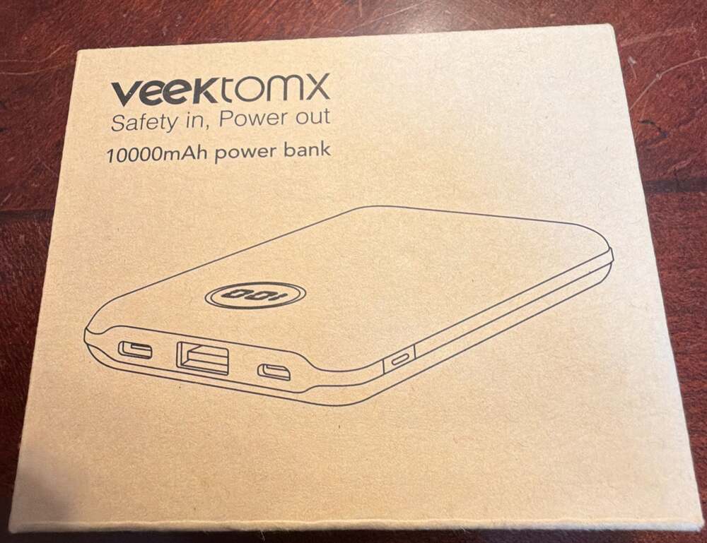 NEW VEEKTOMX VT103 10000mAh Portable Power Bank PD 20W